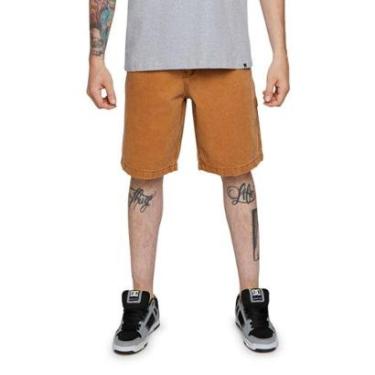 Imagem de Bermuda DC Shoes Jeans Carpenter Baggy Short Rbo Marrom Marrom-38-Masculino