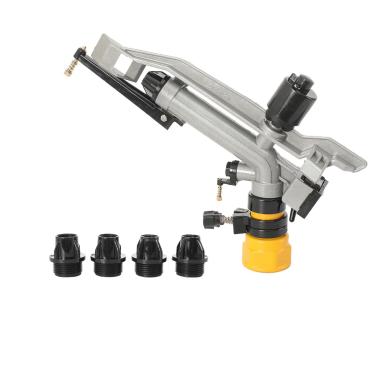 Imagem de EODSAD 1.5 Aspersor de irrigação agrícola irrigador de gramado pistola de pulverização de irrigação de grande área spray de irrigação 360° rotativo fazenda gramado jardim irrigação rosca fêmea liga de