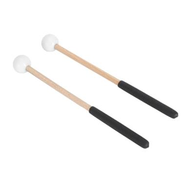 Imagem de XUXHOU Malho de Percussão de Madeira de Bordo, Bastão Prático de Xilofone para Concertos, Festas, Conjunto de Bateria, Prática de Vários Instrumentos Musicais (Branco)