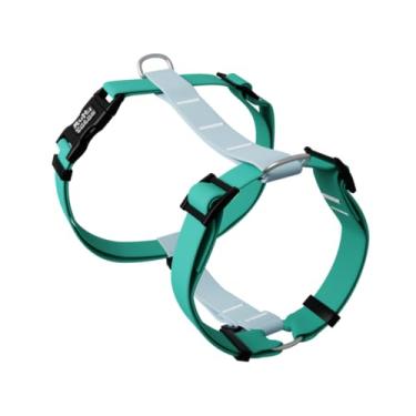 Imagem de Peitoral H Premium para Cachorro, Ajustável (Ocean, PP)