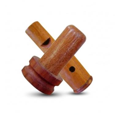 Imagem de Apito De Madeira Jáo + Apito Profissional Marreca Caneleira