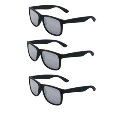 Imagem de Óculos de sol moda verão com proteção uv400(3 ESPELHADO)