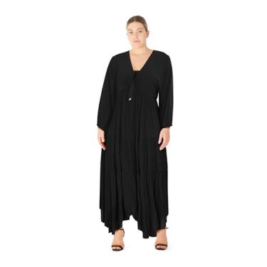 Imagem de City Chic Vestido feminino plus size - Divine Grace, Preto, 46