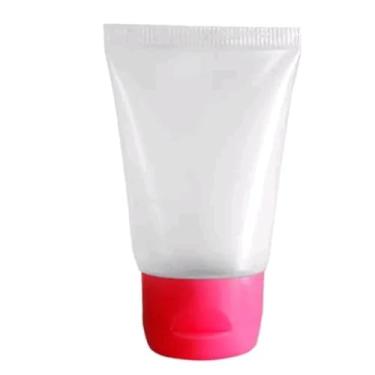 Imagem de Kit 10 Bisnagas 30ml Para Lembrancinhas Tampa Flip Top Festa Sabonete Álcool Gel Creme(Rosa pink)