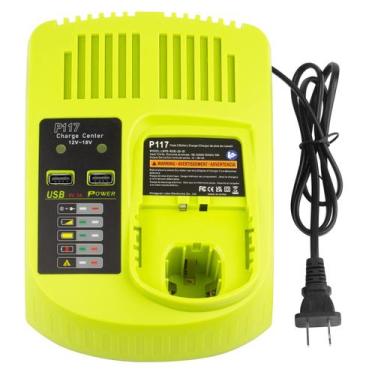 Imagem de Carregador de bateria Fancy Buying P117 Dual Chemistry 12-18V 110V
