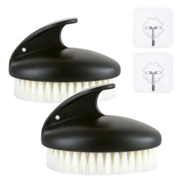 Imagem de Escova esfoliante corporal para escovação a seco VANZAVANZU Black, pac