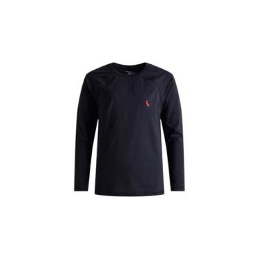 Imagem de Camiseta Uv Manga Longa Lisa Reserva Mini, 08, Preto