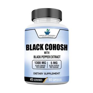Imagem de Suplemento Black Cohosh American Standard 1300mg 90 cápsulas vegetaria