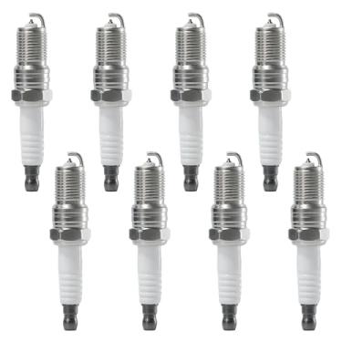 Imagem de Jaxivo 3186 Velas de ignição Iridium Platinum para Avalanche 07-13, 10-15 Camaro, 03-17 Express 2500 3500,99-13 Silverado 1500,00-14 Tahoe, 02-14 Escalade, 07-14 Yukon XL 1500,88 Conjunto de 8