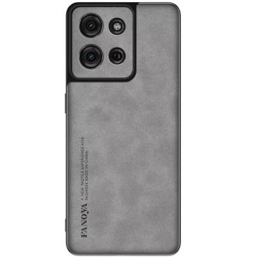 Imagem de Capinha Luxo Couro Camurça Luxury Para Motorola Moto G75 xt2437-1