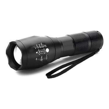 Imagem de Lanterna Militar à Prova D`Água X900 Profissional Compacta Recarregável e com Função Sinalizador