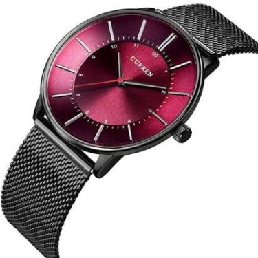 Imagem de Relógio Masculino Social Ultra Fino Curren Metálico-Masculino