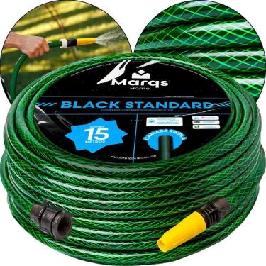 Imagem de 2X Mangueira Jardim Marqs Home Standard 15M Verde Pvc Flexiv
