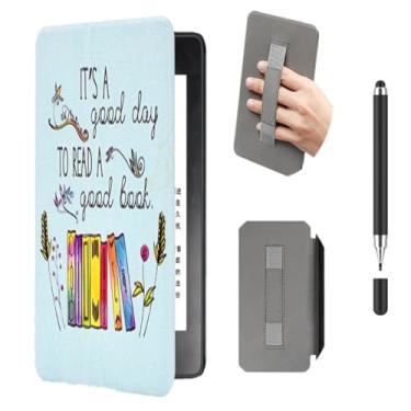 Imagem de Akacy Capa com padrão pintado com alça para Amazon Kindle paperwhite geração 10ª (versão 15.2 cm 2018), modelos PQ94WIF. capa fina e leve, à prova d'água (21)