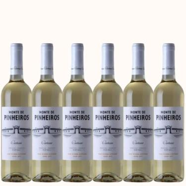 Imagem de Caixa c/6 unidades do vinho Monte de Pinheiros Cartuxa branco 750 ml