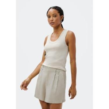 Imagem de Regata Feminina Slim Decote U Em Tricô De Viscose-Feminino