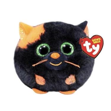 Imagem de Ty Puffies (Beanie Balls) Plush - Salem The Cat (3 Inch)