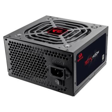 Imagem de Fonte Gamer Redragon RGPS, 400W, 80 Plus White, PFC Ativo, Sem Cabo, P