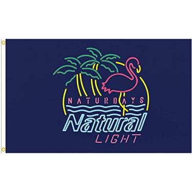 Imagem de Naturdays Bandeira Luz Natural Bandeira Homem Caverna Parede Cerveja Bandeira com Ilhós de Latão, Placa Externa Bandeira de Casa Poliéster Jardim Gramado Decoração Externa 9,5 x 1,5 m Banner