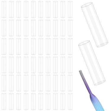 Imagem de Eldraqth 60 peças de 2,5 cm cadarços de sapato para reparo de encurtamento, pontas de aglet, cadarços termorretráteis, kit de reparo, pontas de renda, pontas de plástico transparente, substituição