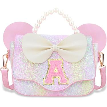 Imagem de Luchike Presentes de aniversário para meninas – Bolsa tiracolo infantil para princesas, presentes de Natal, Rosa - G