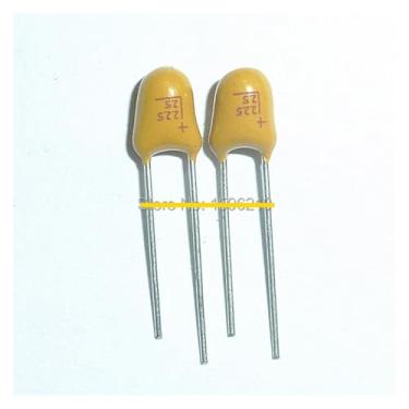 Imagem de Capacitor de tântalo 50 peças 2,2 uF 25 V 225 25 V2,2 uF DIP Radial OROAOBOMT