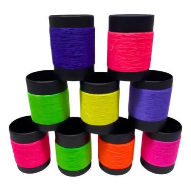 Imagem de Linha 100 Jardas Coloridas Fluorescente C/ Tubete Cor:Variadas - Extra