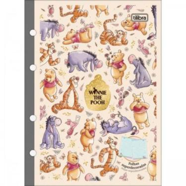Imagem de Refil Caderno Argolado Colegial 63g Pooh 80fls 17,7x24,0cm - Tilibra