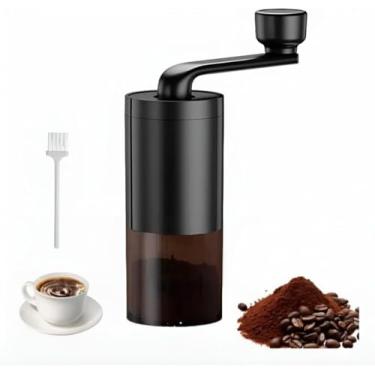 Imagem de Moedor Manual de Café com Ajuste de Moagem – Portátil, Silencioso, Sem Energia, Aço Inox e Escovinha | Café Fresco Onde Estiver