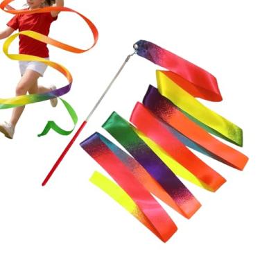 Imagem de de Ginástica Rítmica | Suprimentos de Treino de Dança com Gradiente de Cores - Acessório para Ballet e Dança Infantil | Para Festas Acampamentos Escolas Clubes e Atividades de Palco Infantil