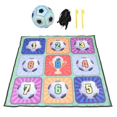 Imagem de Conjunto de jogo de bola de futebol CUOFYUNL para meninos, jogo de gol de futebol com gancho e laço para prática de chute preciso para quintal interno e externo