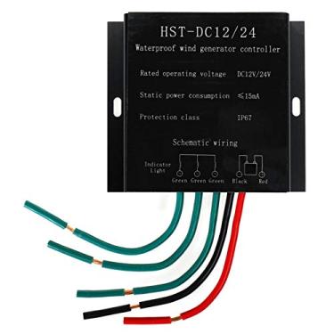 Imagem de 24v,HUIZHITENGDA Controlador de Turbina Eólica MPPT 1200W-3000W, Controlador Eólico e Solar à Prova de Água IP67 12V 24V Automático 48V Compatível com Turbinas Eólicas AC/DC