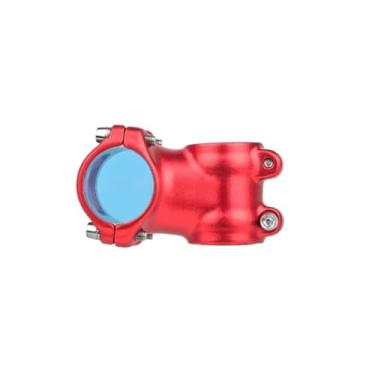 Imagem de Mesa de guidão curta para mountain bike e bicicleta de estrada, 31/8", ponte de guidão de 7 graus, compatível com 35/45/55/60/70/80/90/100 mm.(7D red 45mm)