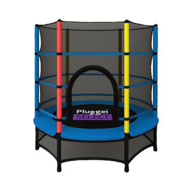 Imagem de Pula Pula Cama Elástica Trampolim Infantil 1,55M 80Kg C/Rede