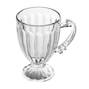 Imagem de Xícara Chá De Cristal Ecol C Pé Imperial 200ml Lyor Transparente