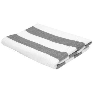 Imagem de Toalha Banhão Piscina Teka Luxury Ibiza 86 X 160CM Cor:Cinza, Cinza