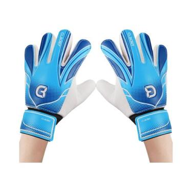 Imagem de 1 par de luvas de goleiro de futebol antiderrapantes com proteção de p