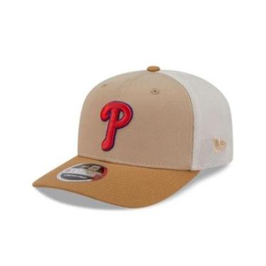 Imagem de BONE NEW ERA 9SEVENTY STRETCH SNAP PHILADELPHIA PHILLIES MLB BEGE-Masculino