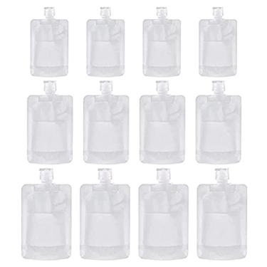 Imagem de Yinhing 12 Unidades de Sacos de Embalagem de Cosméticos Líquidos Vazios, Garrafas de Plástico Transparentes para Viagem Portátil Com Design à Prova de Vazamento, para Armazenamento de (1)