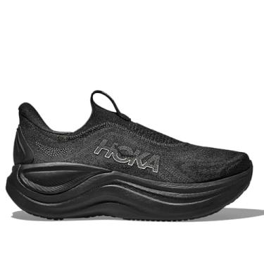 Imagem de HOKA Tênis feminino Skyward sem cadarço, Preto/preto, 37
