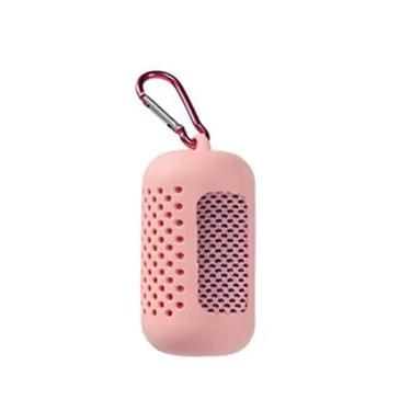 Imagem de Kit Toalha de Microfibra Gold Sports Com Capa de Silicone e Mosquetão Ice Cool - 30x90cms-Unissex