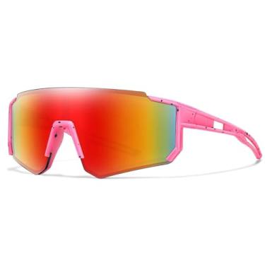 Imagem de Óculos de Sol Infantil Rosa UV400 Proteção Esporte ao Ar Livre Corrida Bicicleta