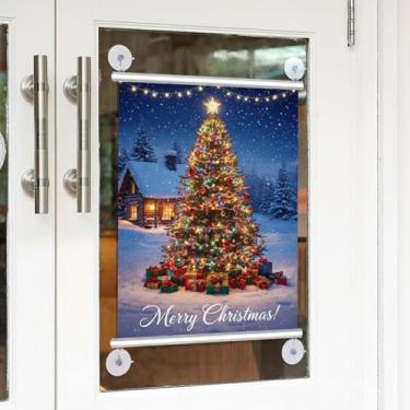 Imagem de Moxweyeni O kit de clipe de moldura de pôster de alumínio inclui dois trilhos de alumínio de 61 cm com ventosas de encaixe para fotos, imagens, impressões, mapas, pergaminhos e obras de arte em tela