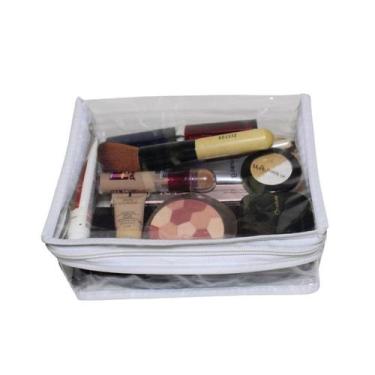 Imagem de 4 Organizadores Necessaire De Maquiagem/cosméticos Transp. - Idealiza 