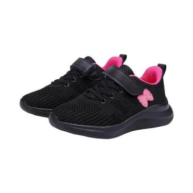 Imagem de Tênis Esportivos Respiráveis Para Meninas Com Estampa De Desenho Anima