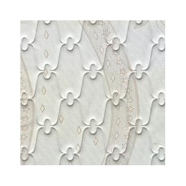 Imagem de Colchão de Solteiro Probel Arezzo com Pillow Euro e Molas Ensacadas Individualmente 26x188x88cm  Bege e Branco