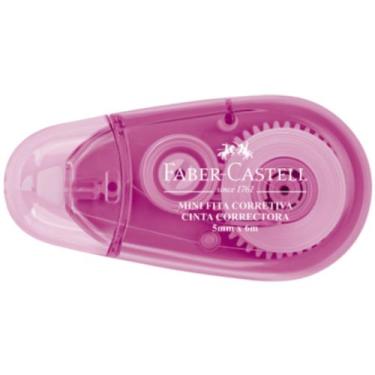 Imagem de Fita Corretiva Mini Faber Castell Corretivo 5mm x 6m Escolar - Faber-C