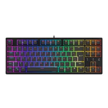 Imagem de Teclado Mecânico Gamer Husky Sled, TKL, Preto, ABNT2, RGB, Switch Gateron G Pro Red - HTG500PTVR-Unissex