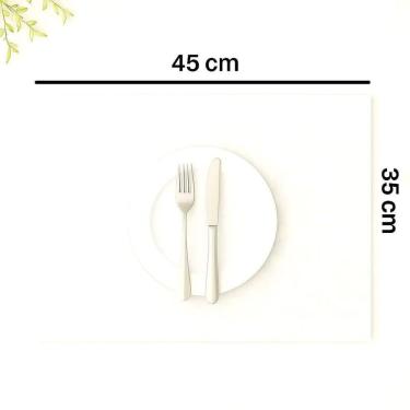Imagem de Kit 06 Sousplat Mesa Posta Cozinha Jogo Americano 45X35