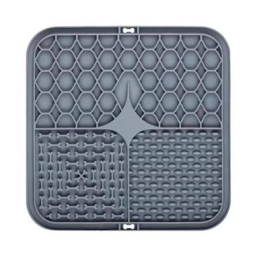 Imagem de Tapete De Silicone Grande Para Pets, Prato De Alimentação Lenta, Distr